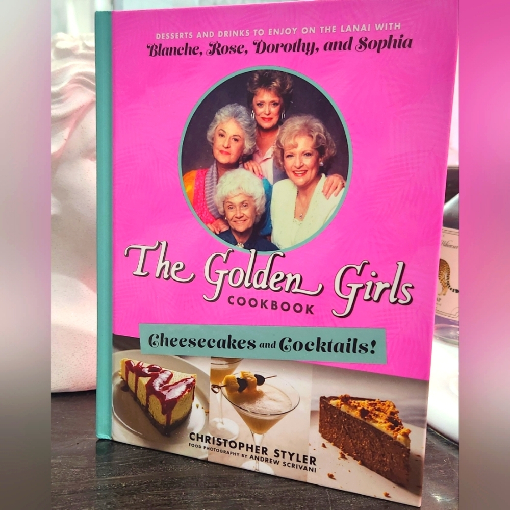 The Golden Girls cookbook cheesecake and cocktails!